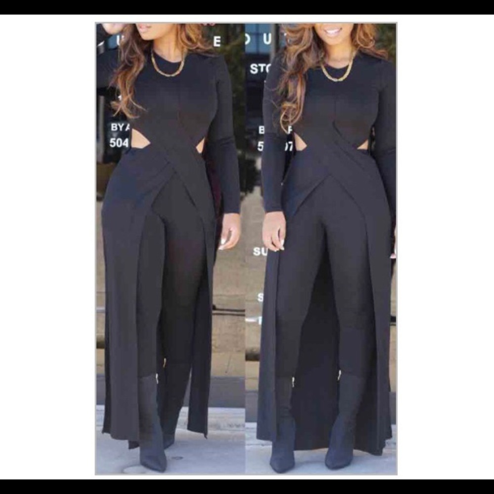 🕶🌟Brand new Goddess navy two piece set🌟🕶